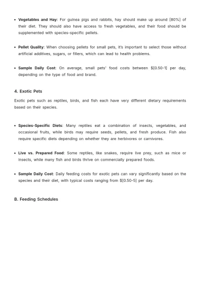 Free Pet Care Guide Template to Edit Online