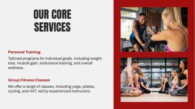 Free Sports Club Presentation Template to Edit Online