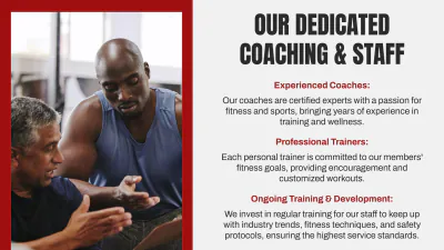 Free Sports Club Presentation Template to Edit Online