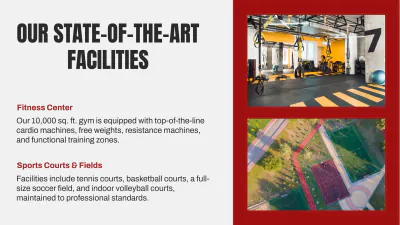 Free Sports Club Presentation Template to Edit Online