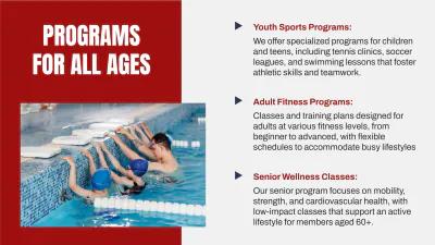 Free Sports Club Presentation Template to Edit Online