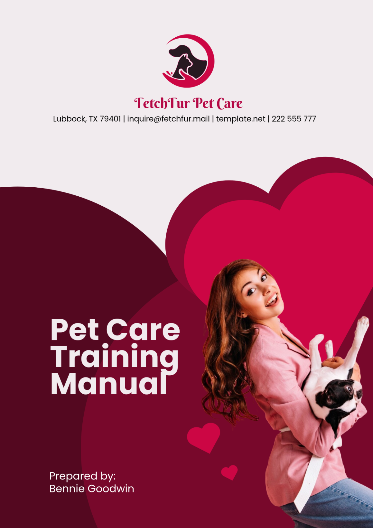 Pet Care Training Manual Template - Edit Online & Download