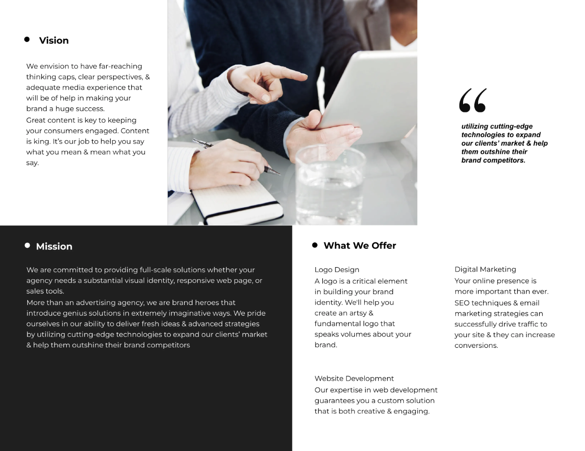 Free Christmas Holiday Brochure Template to Edit Online
