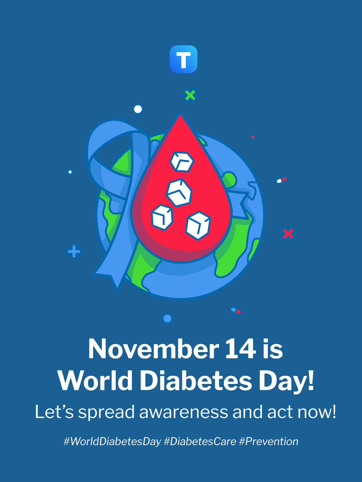 World Diabetes Day Social Media Post