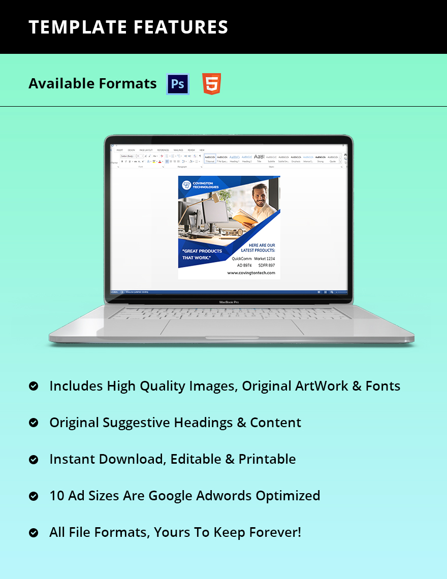 IT Product Banner Template