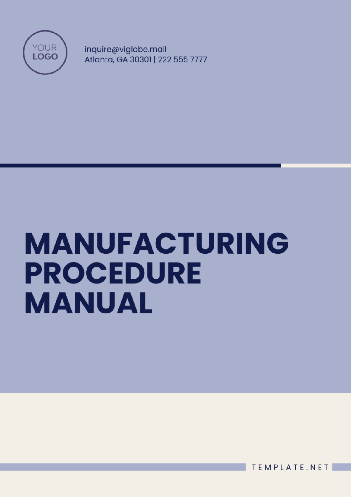 Manufacturing Procedure Manual Termplate - Edit Online & Download