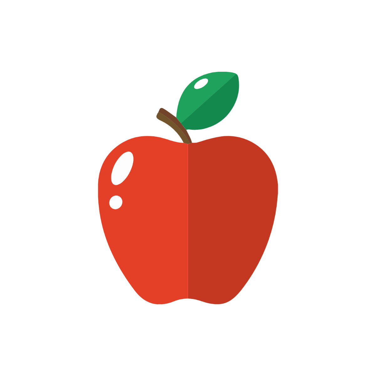 Simple Apple Clipart  - Edit Online | Template.net