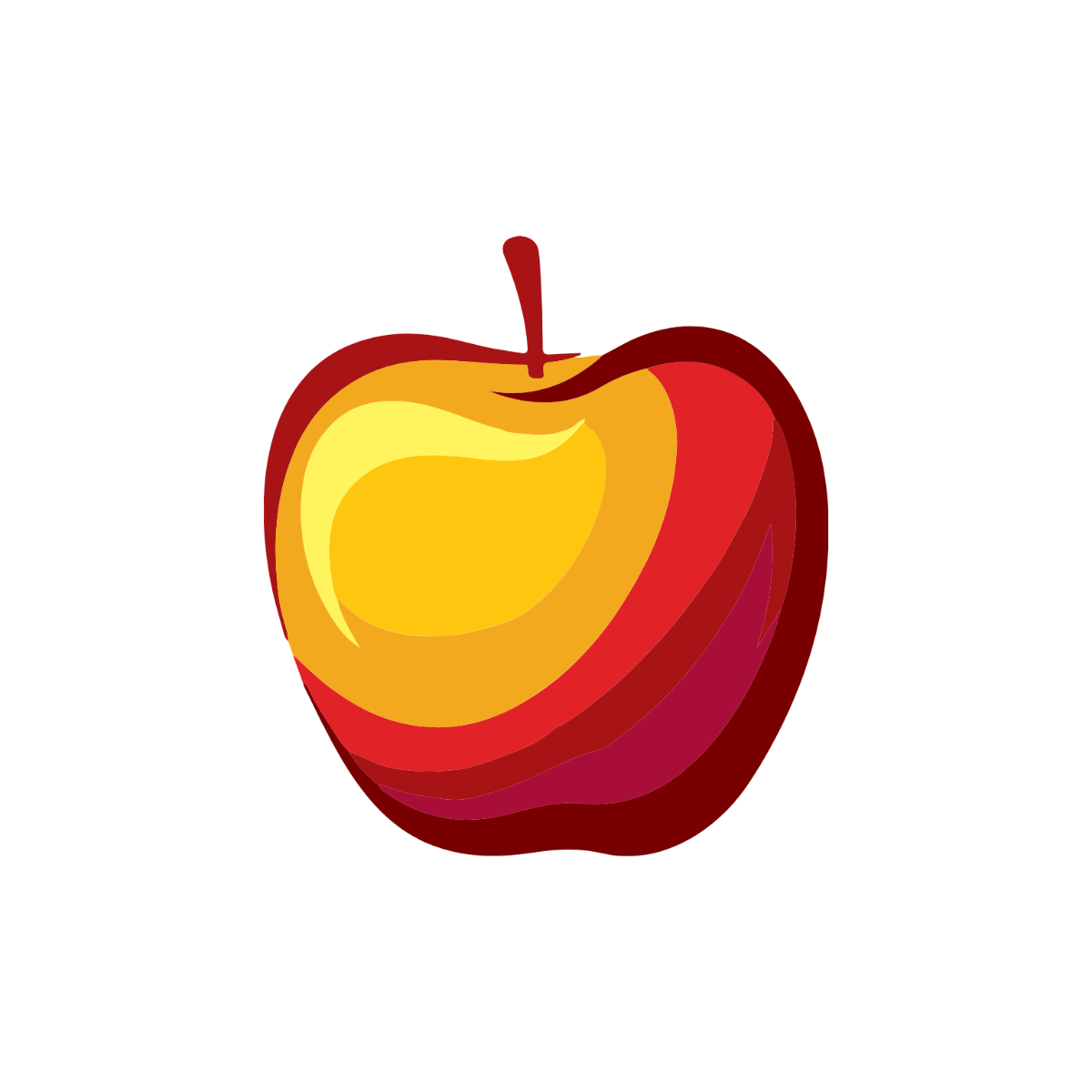 Colorful Apple Clipart  - Edit Online | Template.net