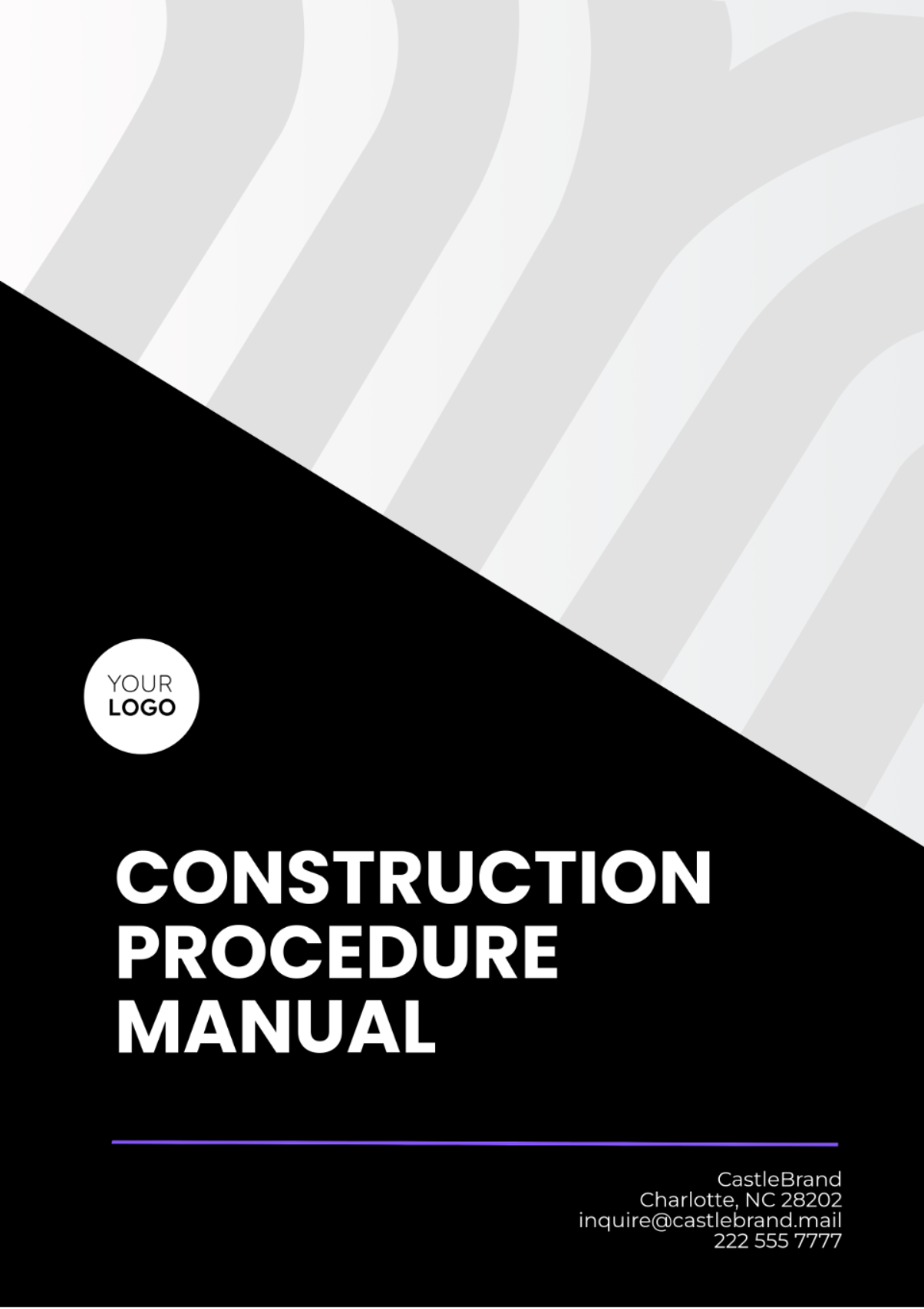 Construction Procedure Manual Template - Edit Online & Download