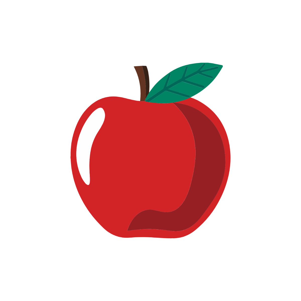 Red Apple Clipart  - Edit Online | Template.net