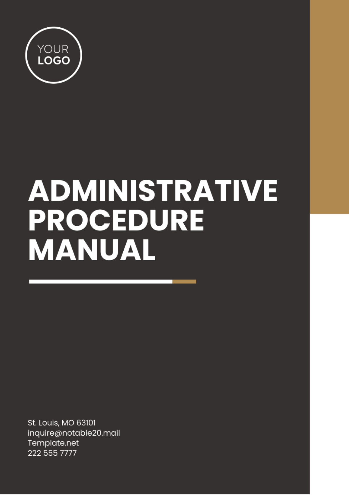 Administrative Procedure Manual Template - Edit Online & Download