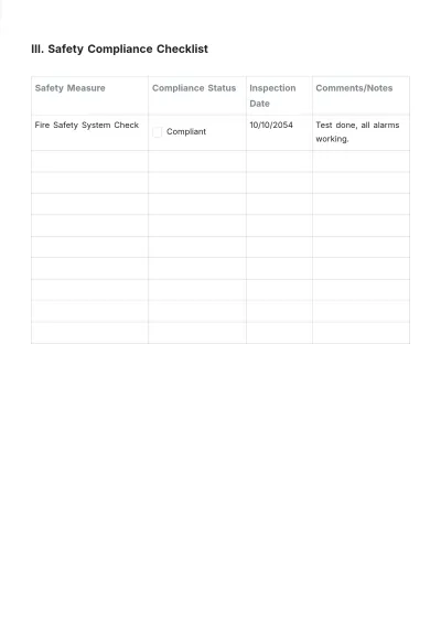 Free Warehouse Safety Inventory Design Template to Edit Online