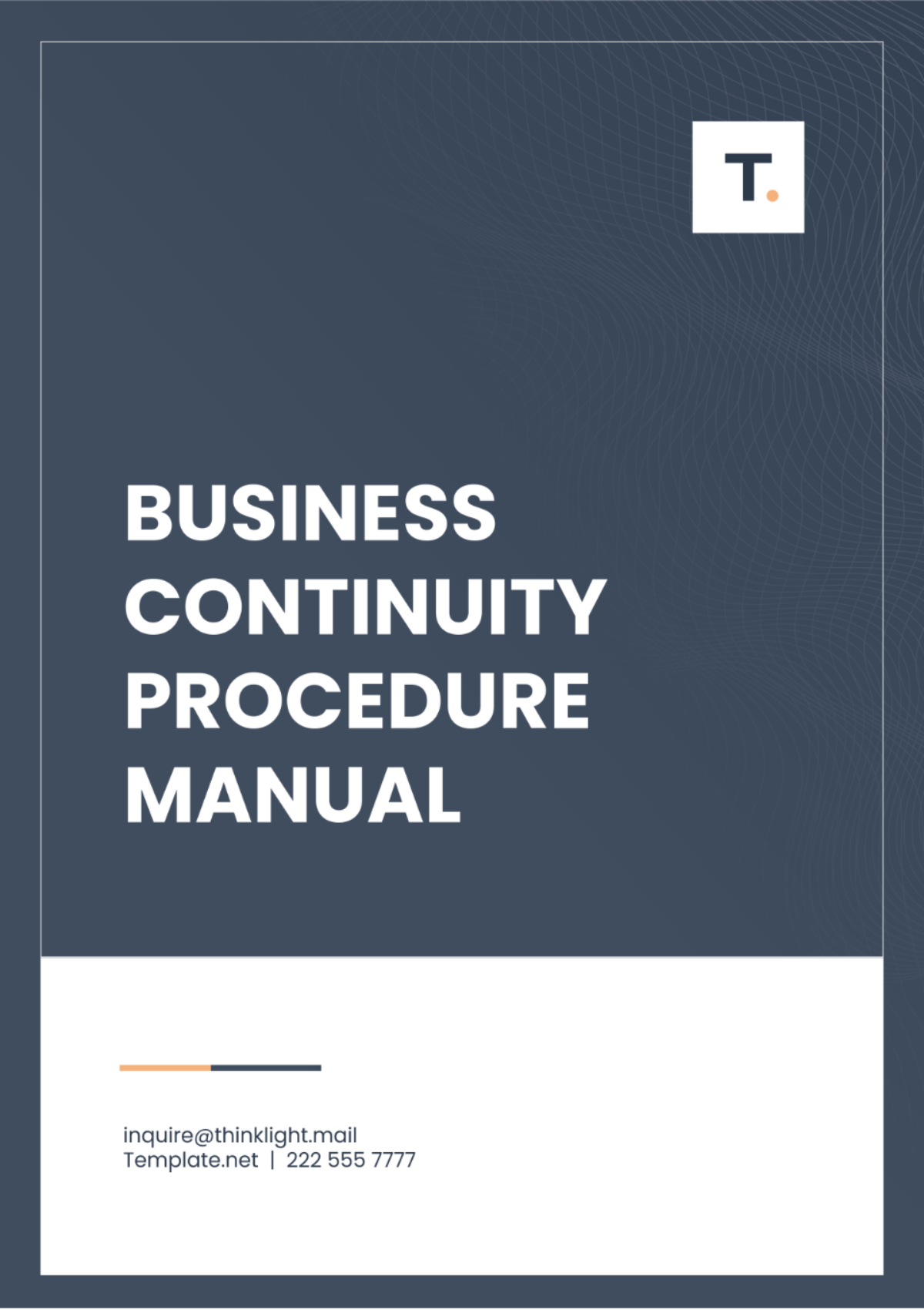 Business Continuity Procedure Manual Template