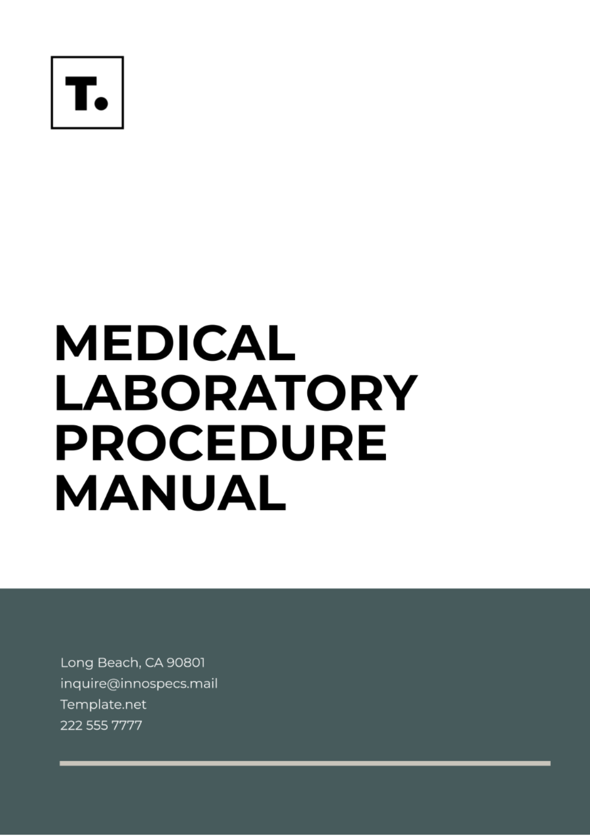 Free Project Manual Template To Edit Online Free Project Manual Template To Edit Online