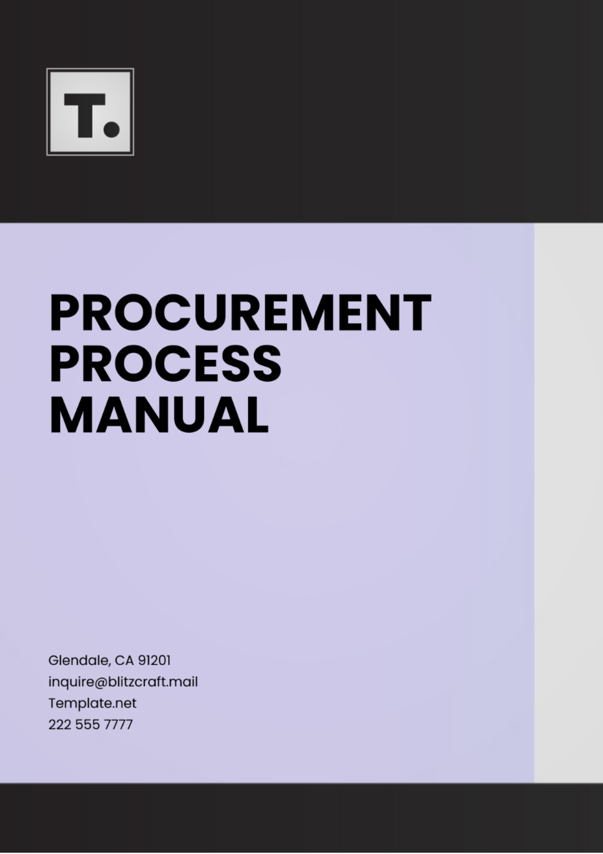 Procurement Process Manual Template - Edit Online & Download