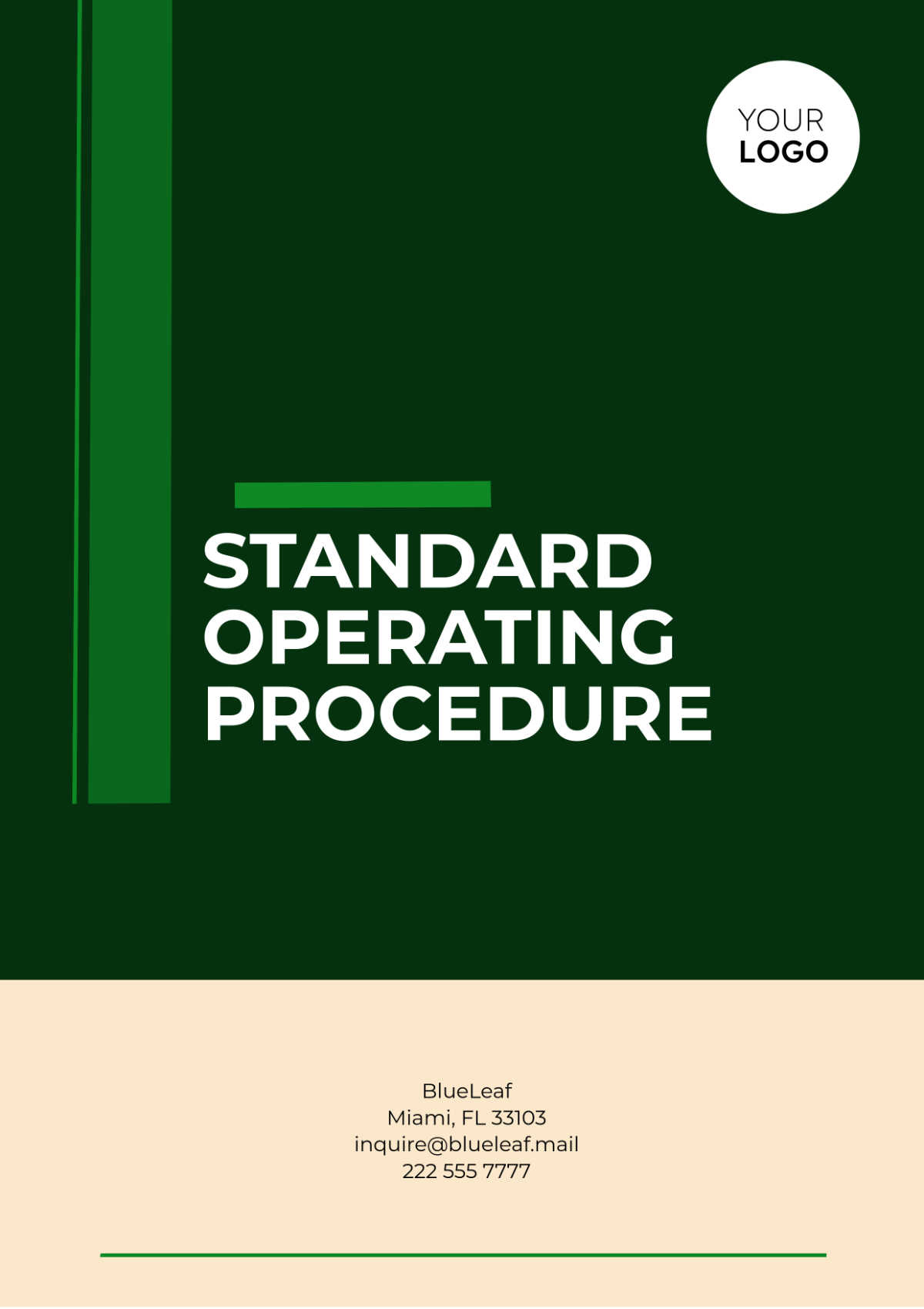 Free Standard Operating Procedures %28SOP%29 Template