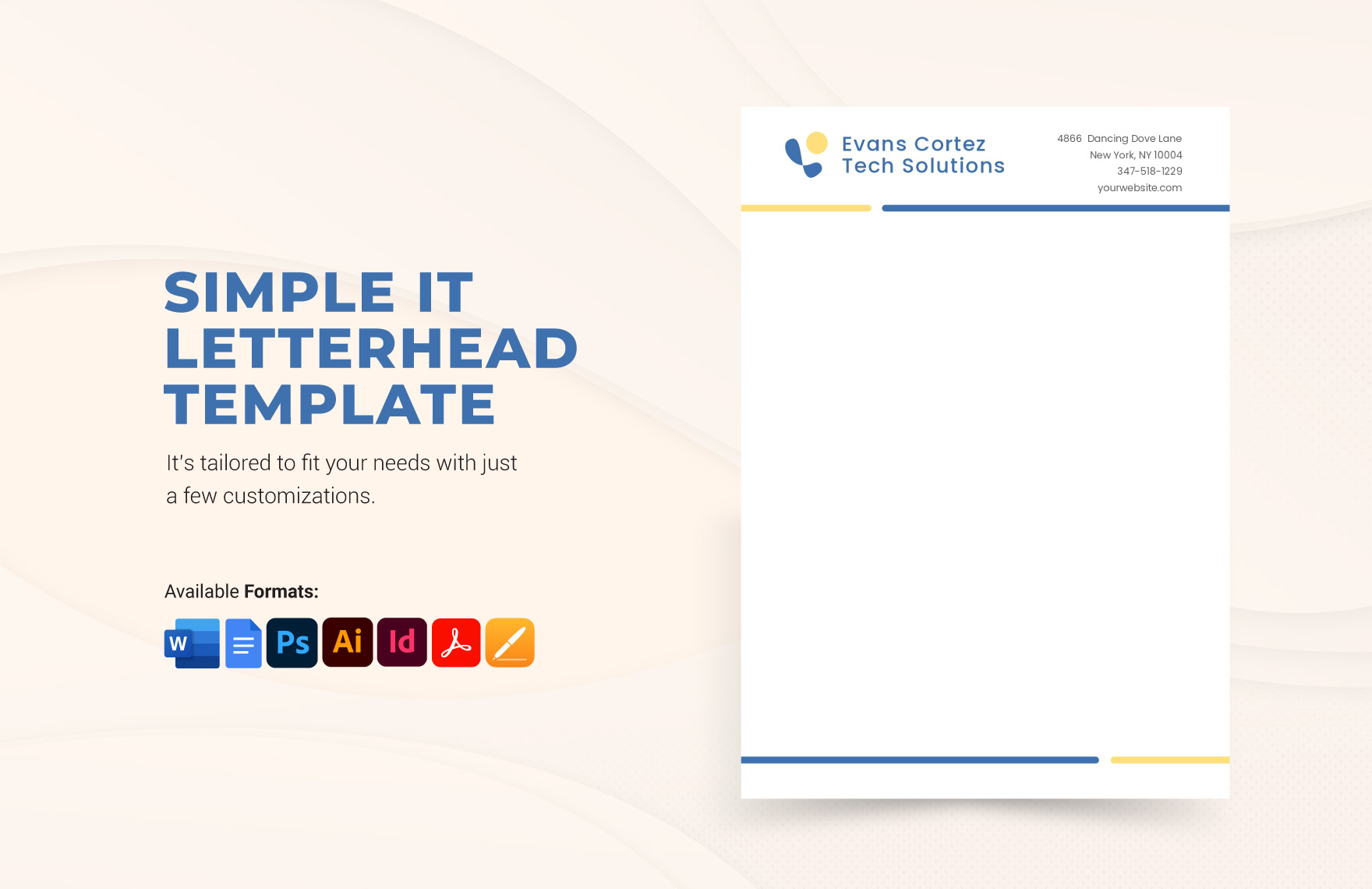 Free Letterhead Templates in Apple Pages to Download