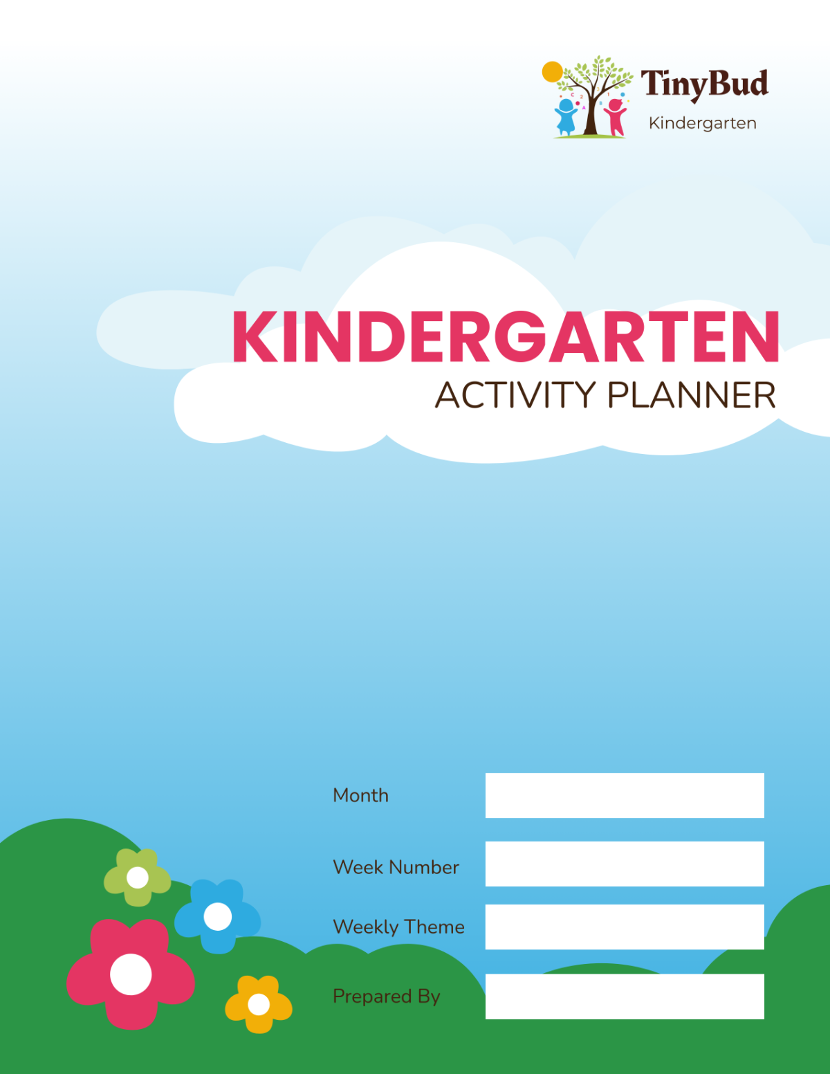 Kindergarten Activity Planner Template - Edit Online & Download