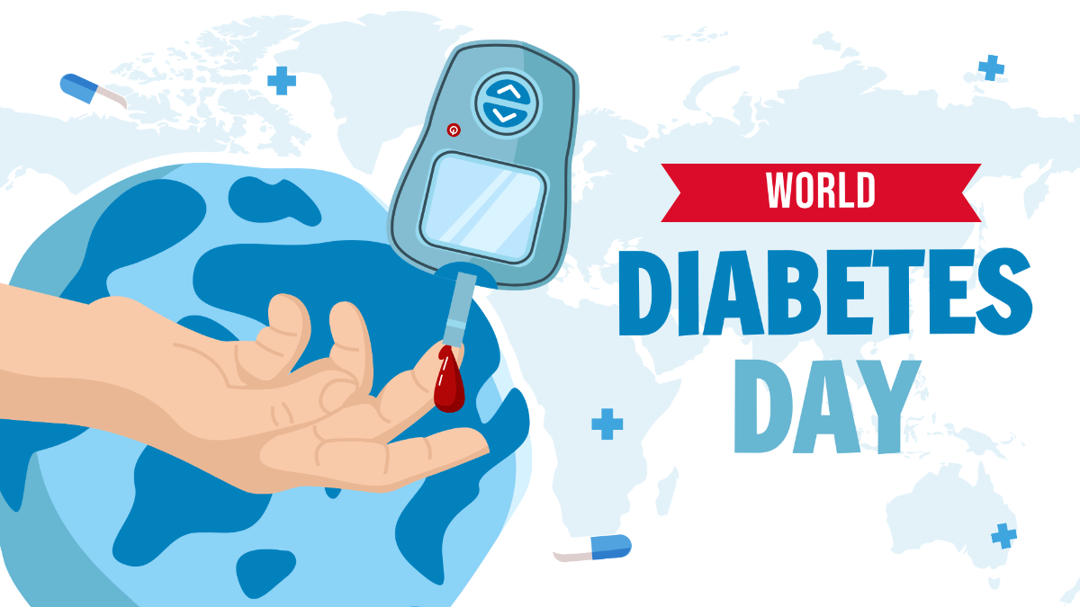 World Diabetes Day Presentation Template - Edit Online & Download