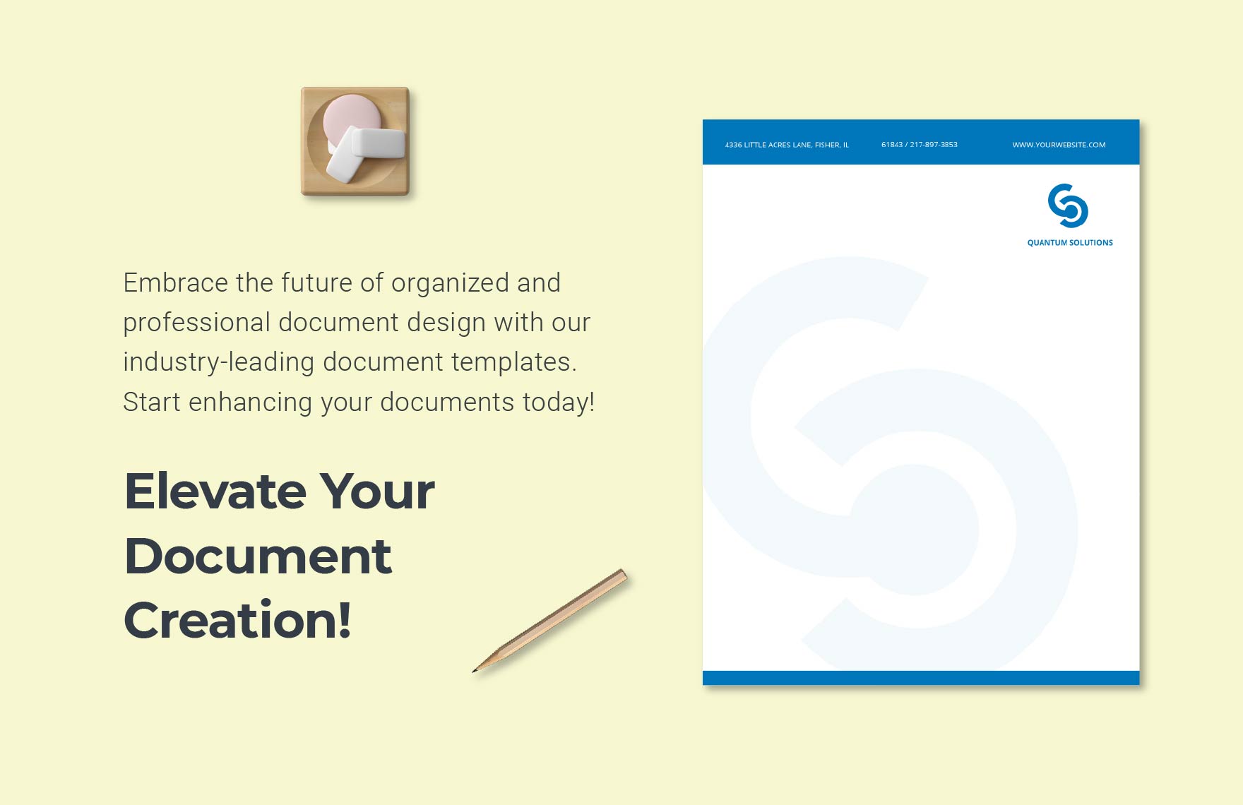 IT Consulting Letterhead Template