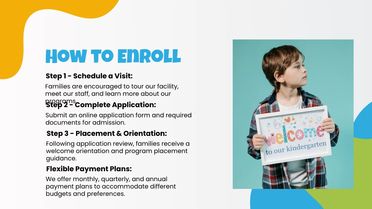 Free Kindergarten Presentation Template to Edit Online