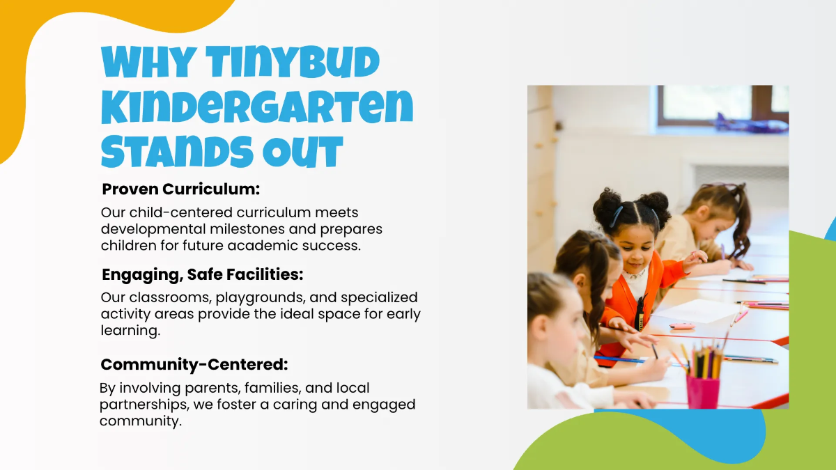 Free Kindergarten Presentation Template to Edit Online