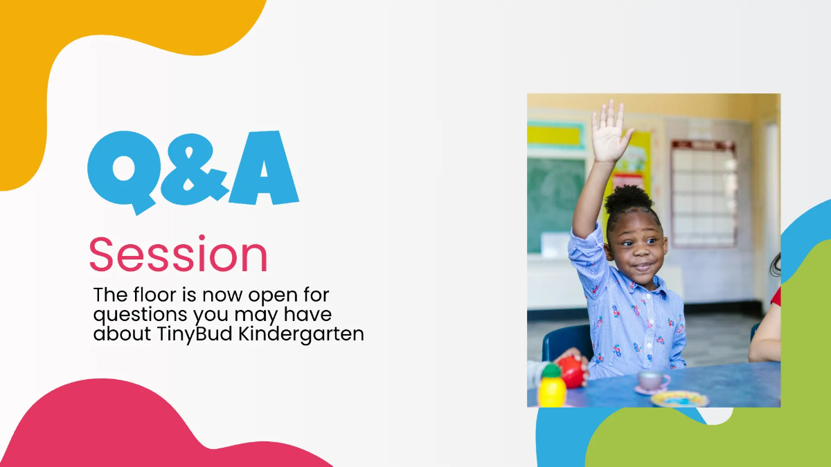 Free Kindergarten Presentation Template to Edit Online
