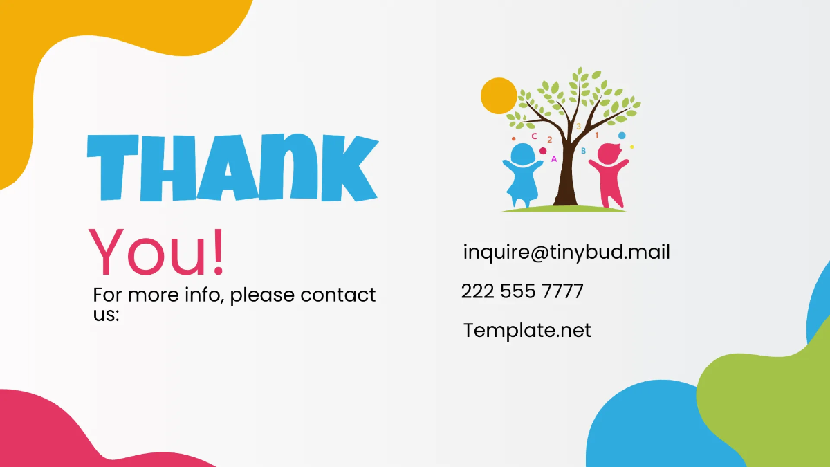 Free Kindergarten Presentation Template to Edit Online