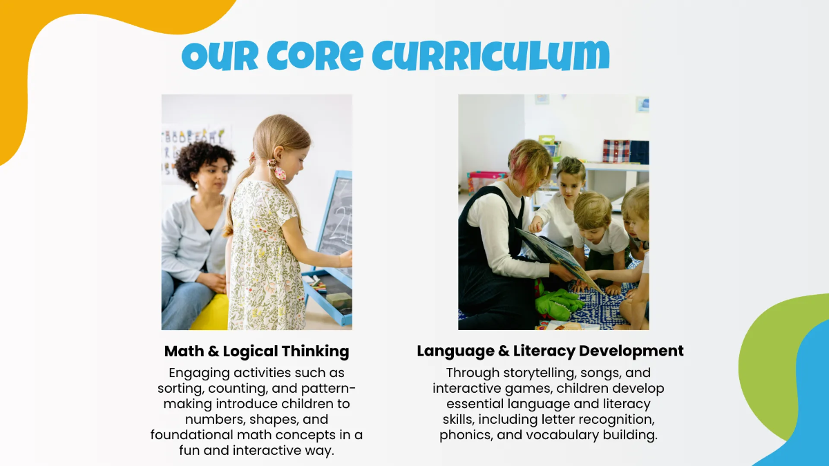 Free Kindergarten Presentation Template to Edit Online