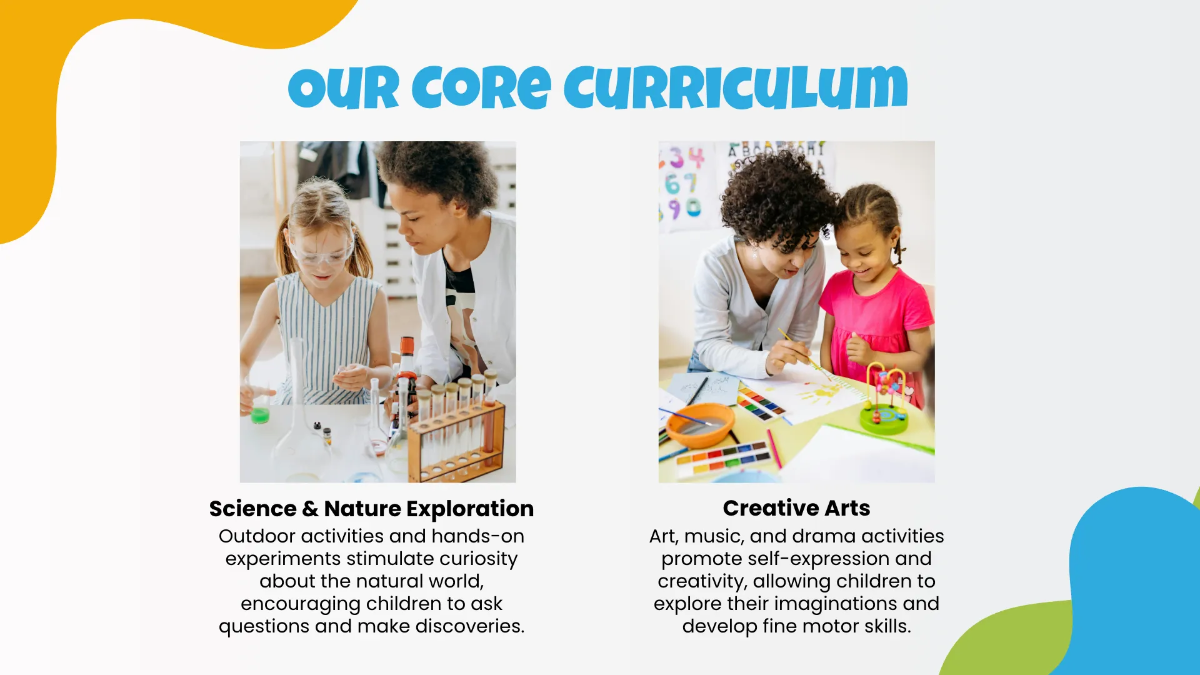 Free Kindergarten Presentation Template to Edit Online