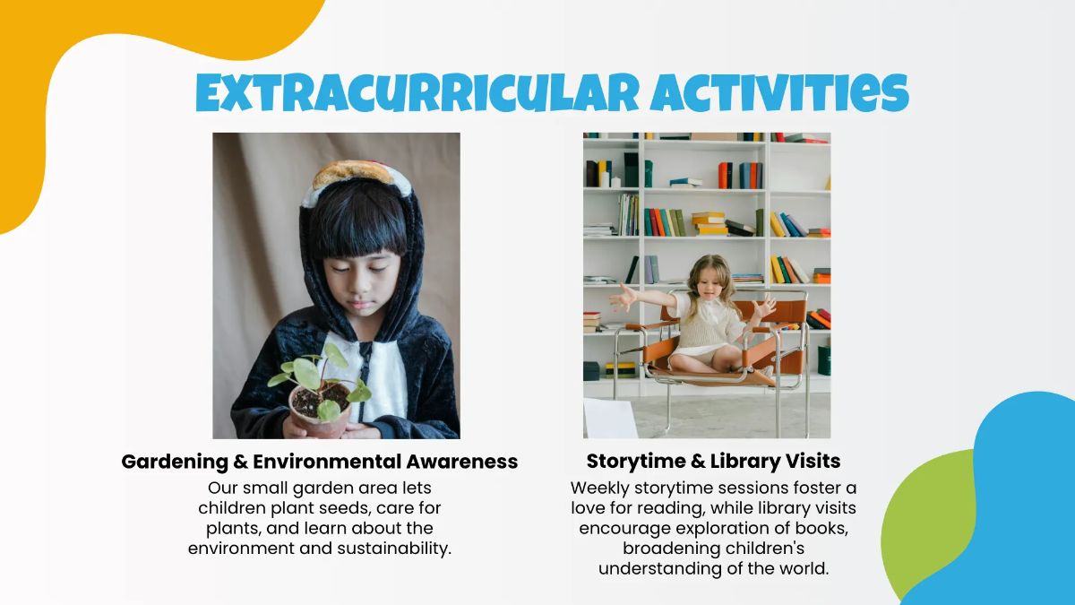 Free Kindergarten Presentation Template to Edit Online