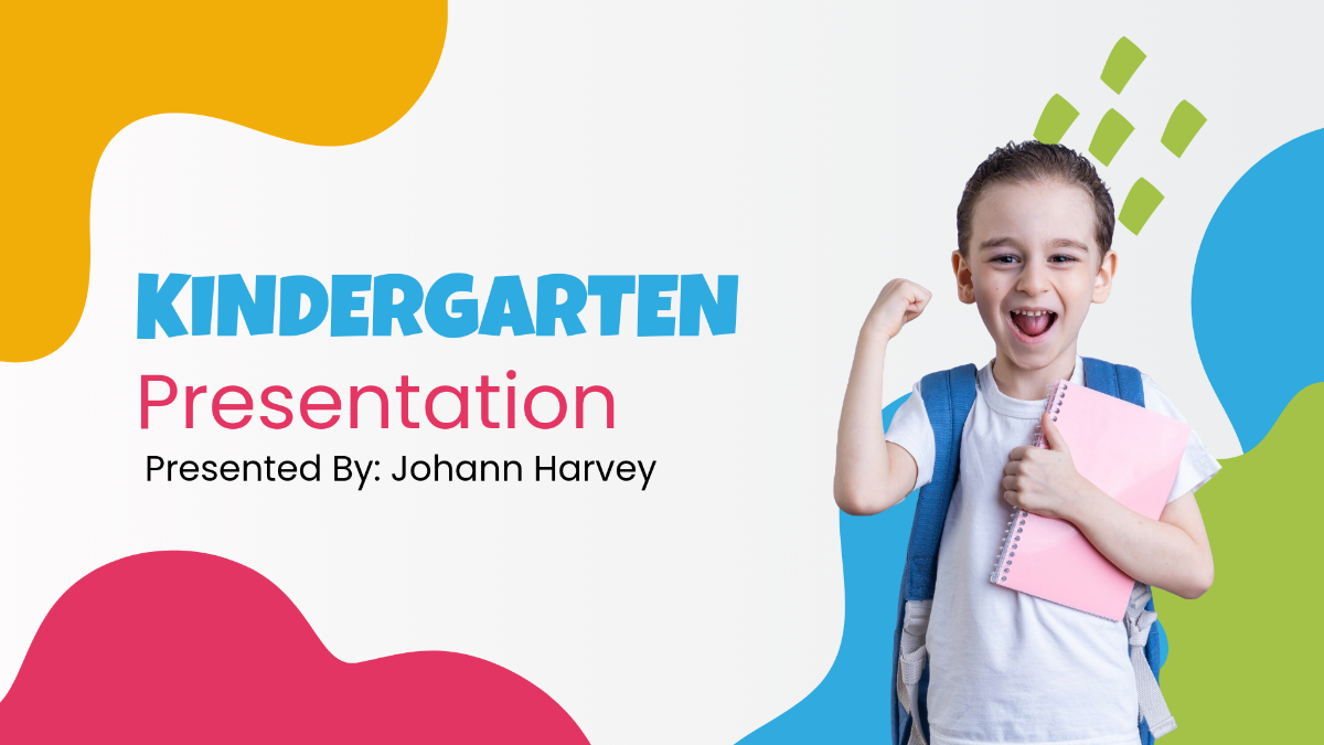 Kindergarten Presentation Template - Edit Online & Download