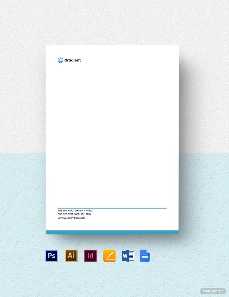 Computer Software Company Letterhead Template in Word, Pages, PSD, Illustrator, PDF, InDesign, Google Docs - Download | Template.net