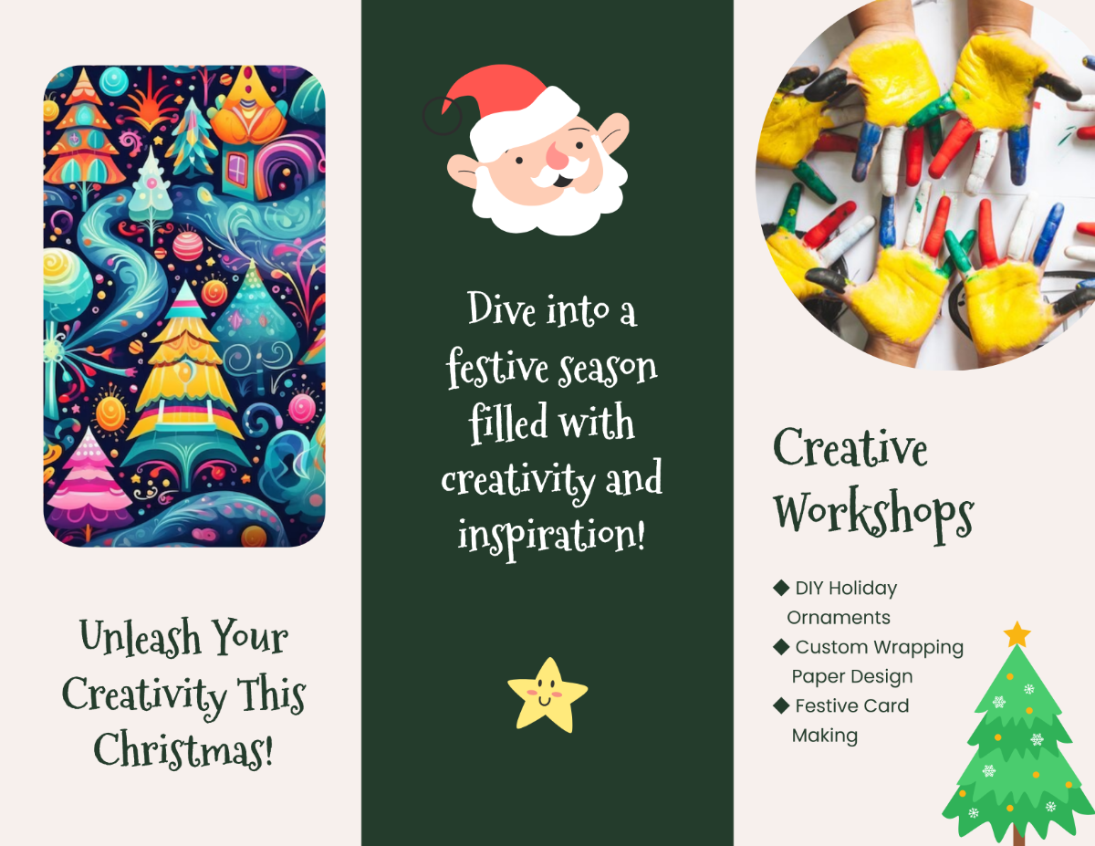 Creative Christmas Brochure Template - Edit Online & Download