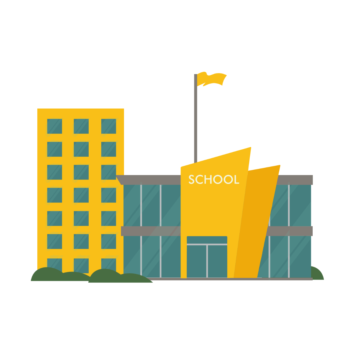 Modern School Clipart - Edit Online | Template.net