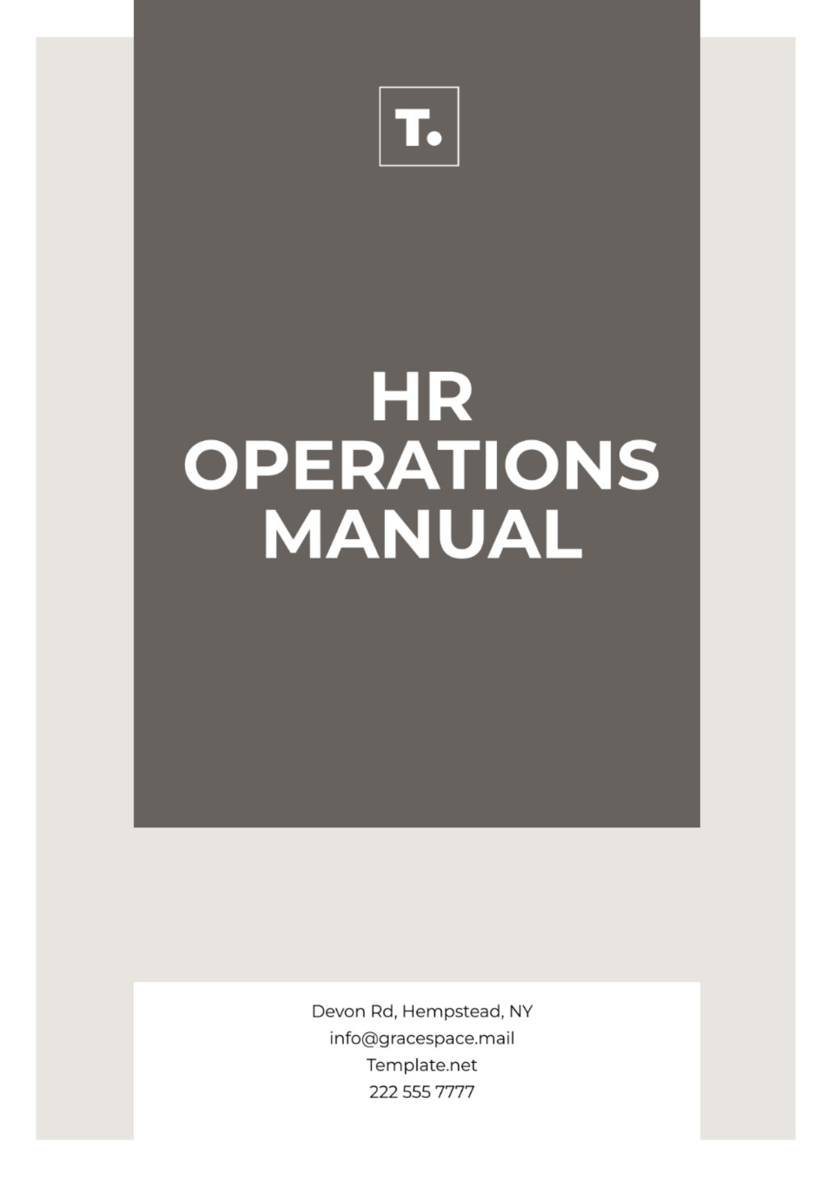 HR Operations Manual Template - Edit Online & Download