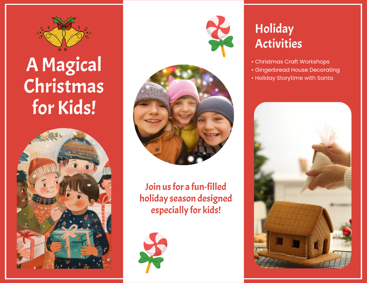 For Kids Christmas Brochure Template - Edit Online & Download