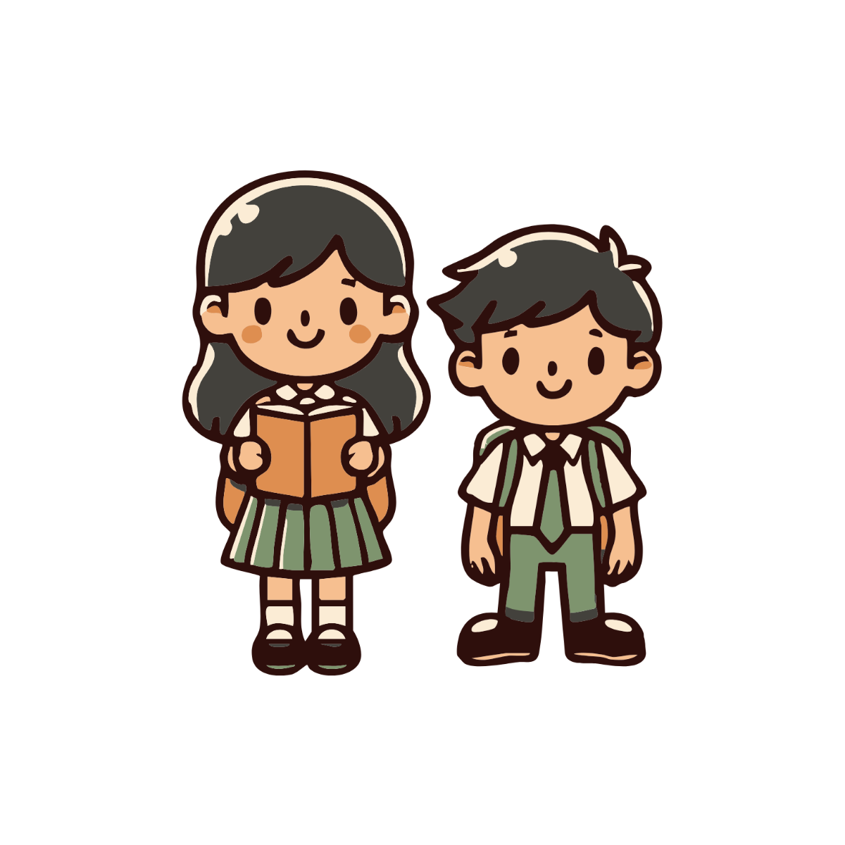 School Kids Clipart - Edit Online | Template.net