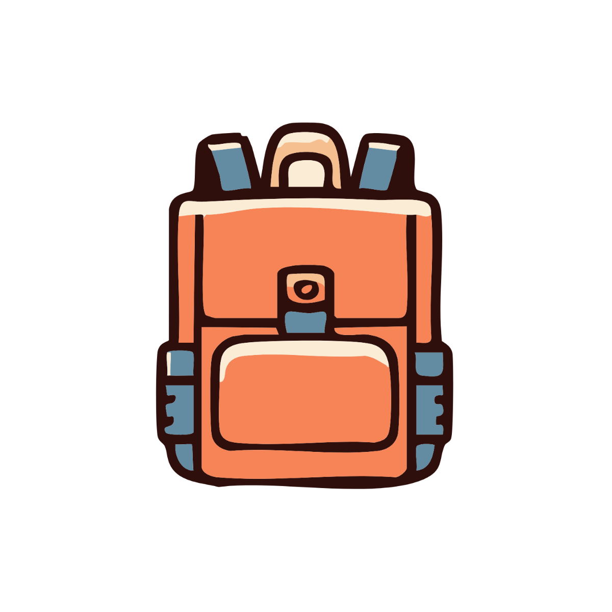 School Bag Clipart - Edit Online | Template.net