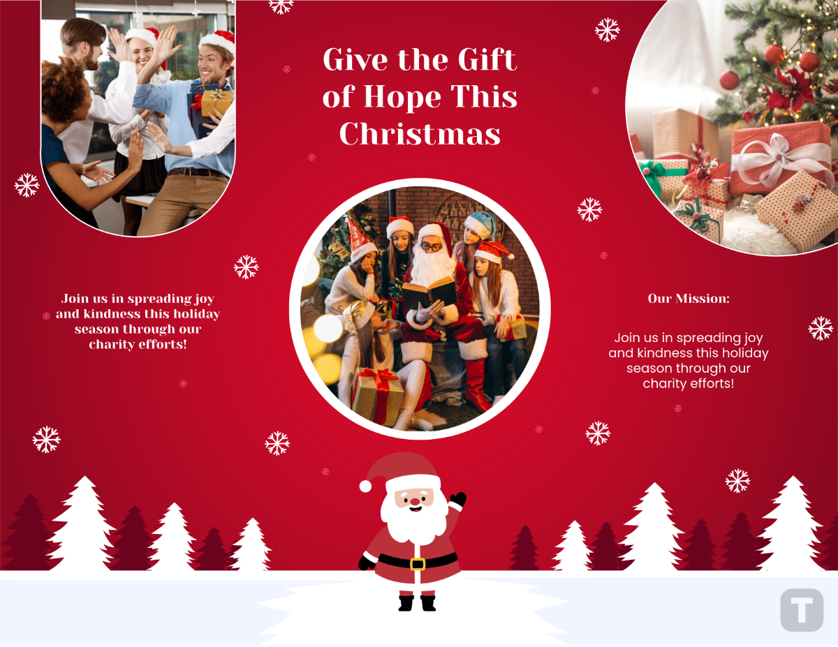 Professional Christmas Charity Brochure