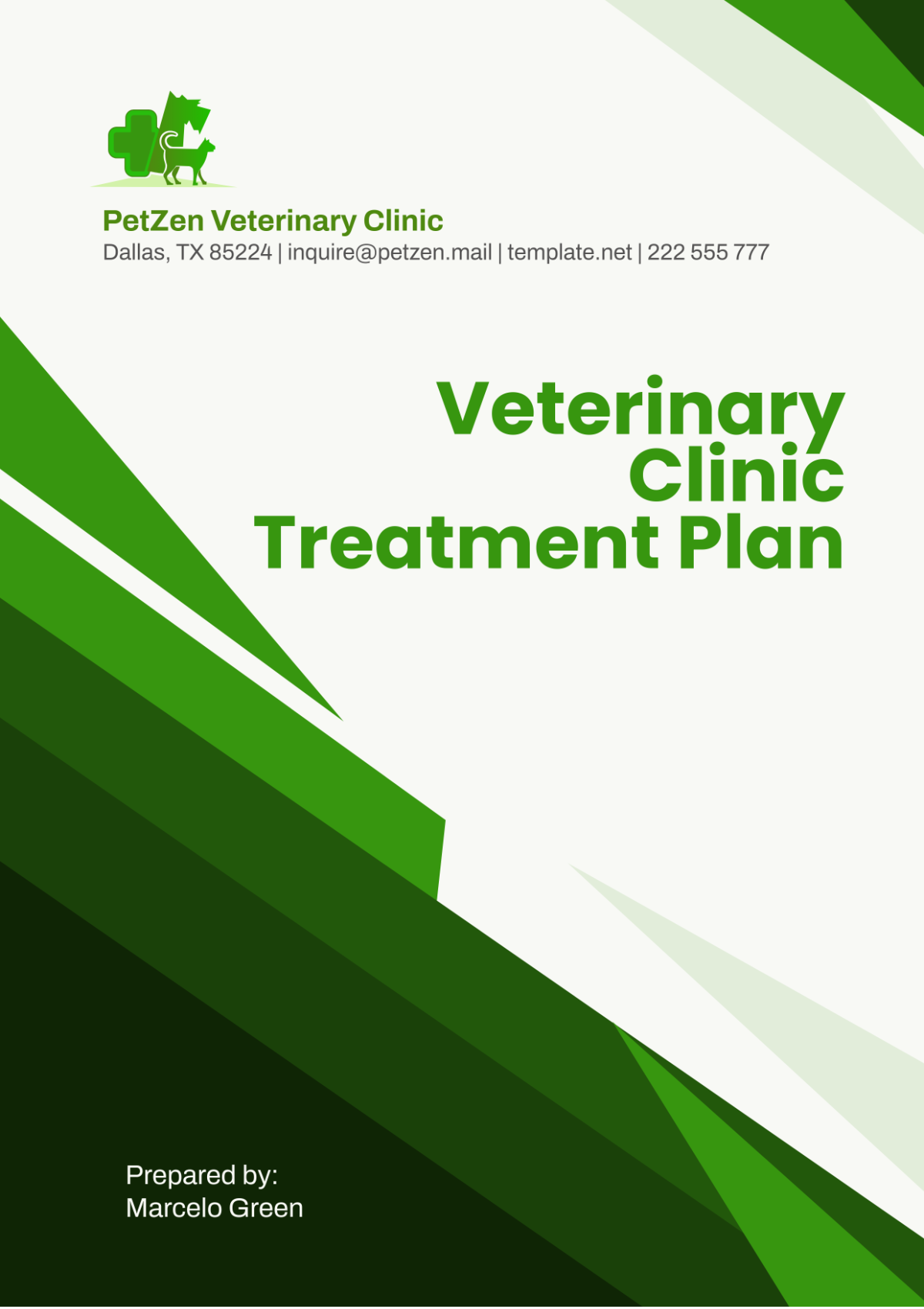 Veterinary Clinic Treatment Plan Template - Edit Online & Download