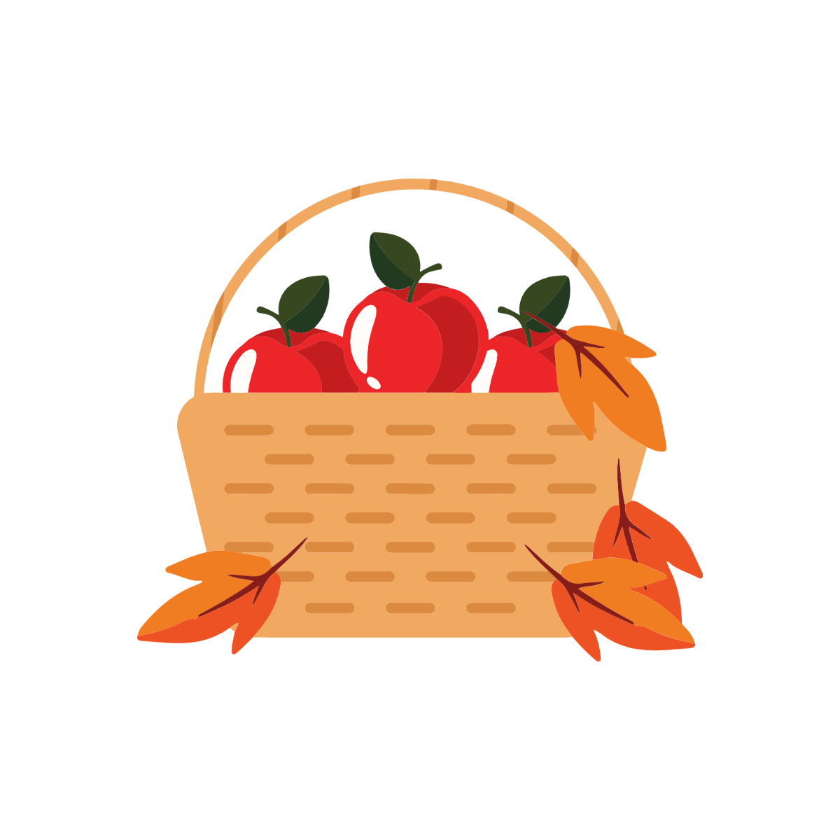 Autumn Apple Clipart