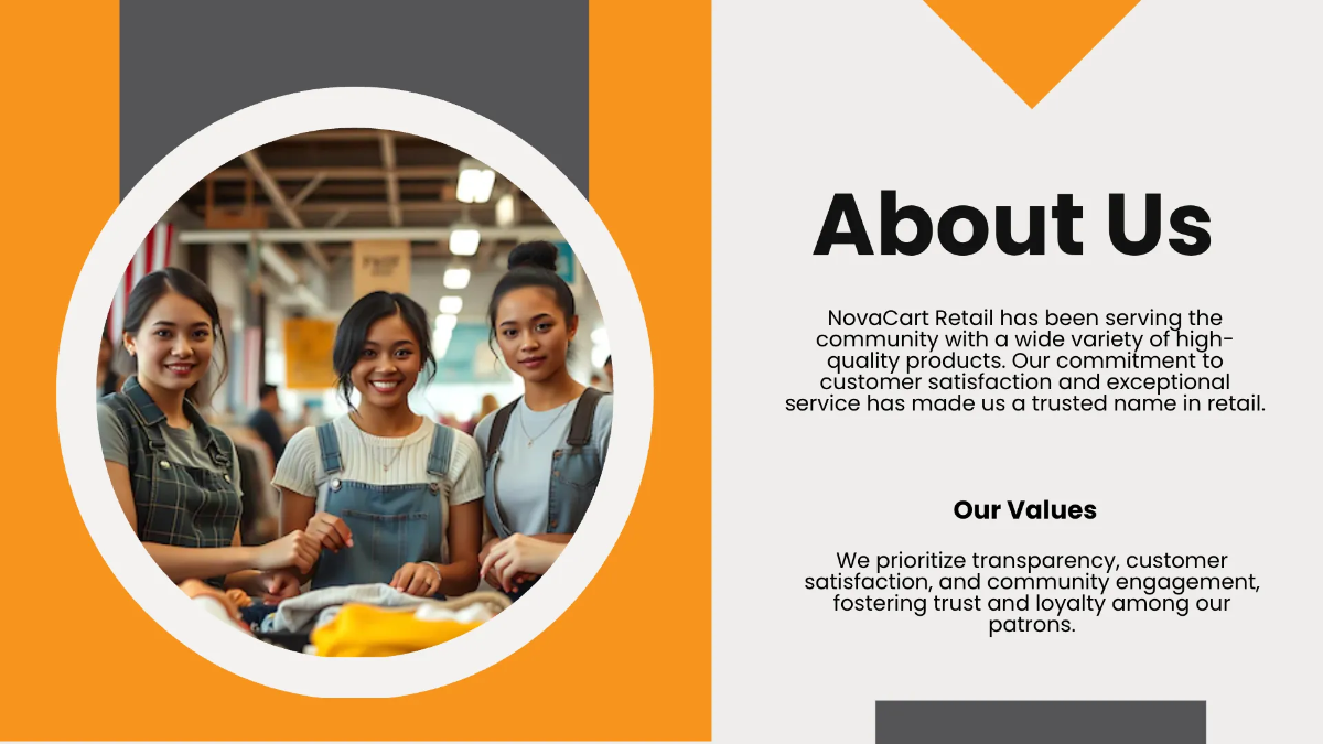 Free Retail Presentation Template to Edit Online