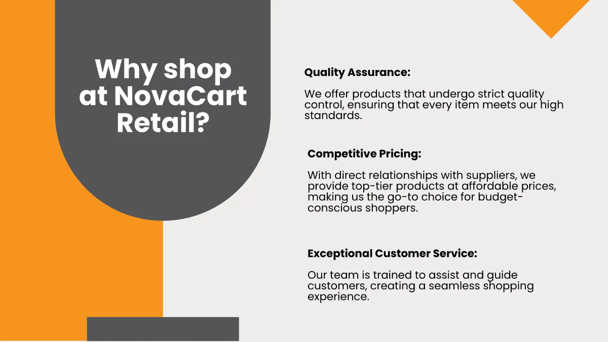 Free Retail Presentation Template to Edit Online