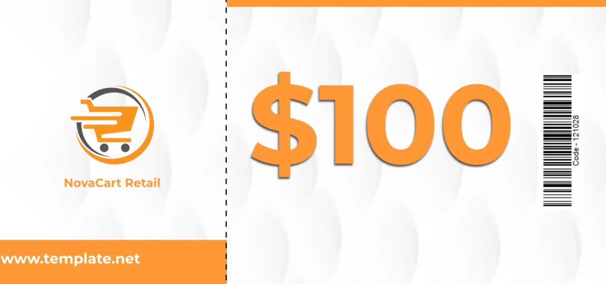 Free Retail Gift Voucher Template to Edit Online