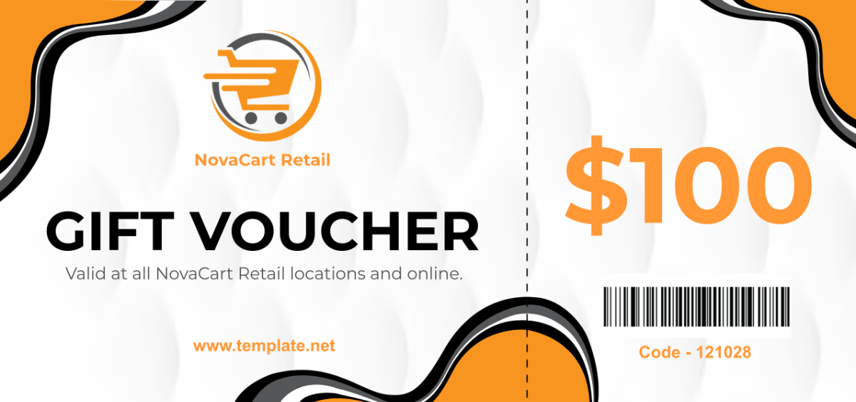 Retail Gift Voucher Template - Edit Online & Download