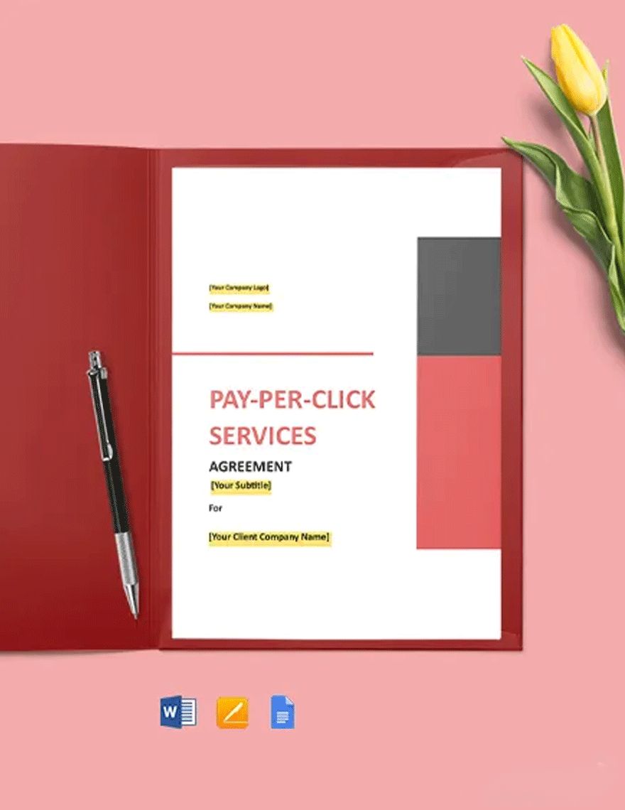 Pay-Per-Click Services Agreement Template