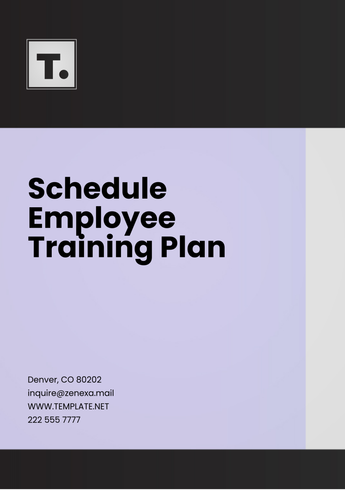 Schedule Employee Training Plan Template - Edit Online & Download