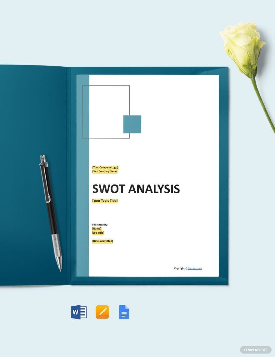 Sample IT SWOT Analysis Template