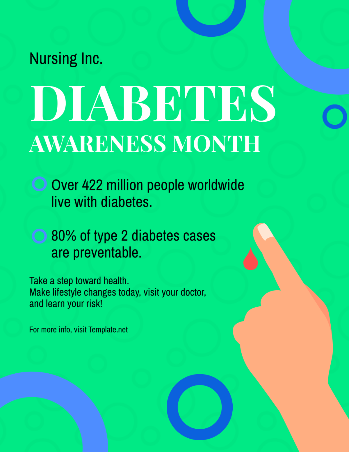 Free Diabetes Awareness Flyer Template